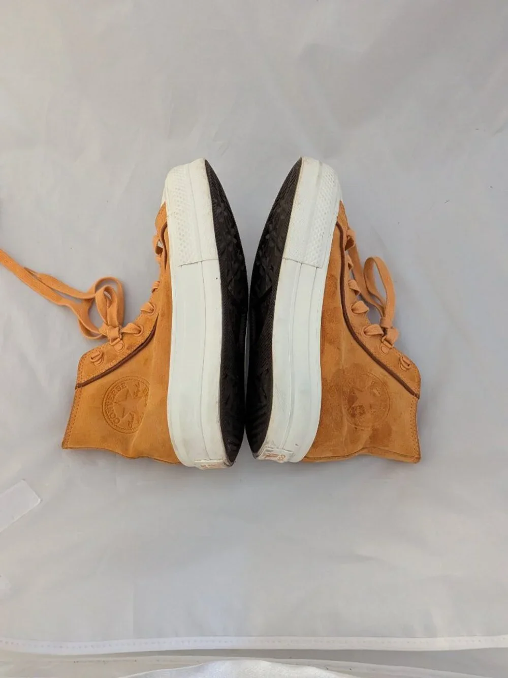 Converse Chuck Taylor All Star Lift Platform Suede Shoes Womens 7.5